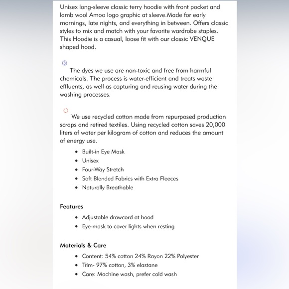 Venque “Amoo love” heart logo hoodie (size: S) - Picture 15 of 16